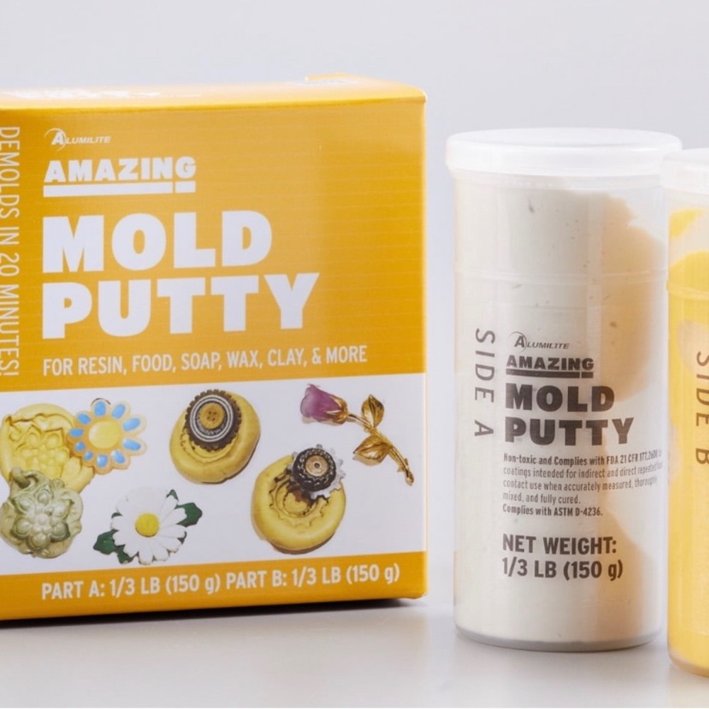 Amazing Mold Putty for Resin, Food, Soap, Clay and More - Demolds in 20 Minutes